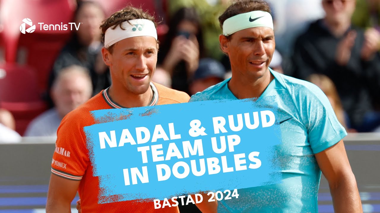 Rafa Nadal & Casper Ruud Play Doubles Together | Bastad 2024 Highlights