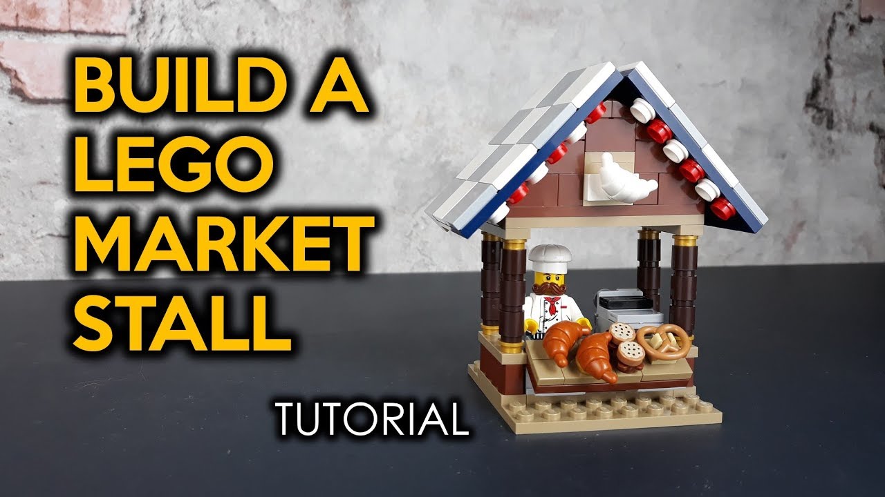 How to Build a LEGO Market Stall for a Custom LEGO City