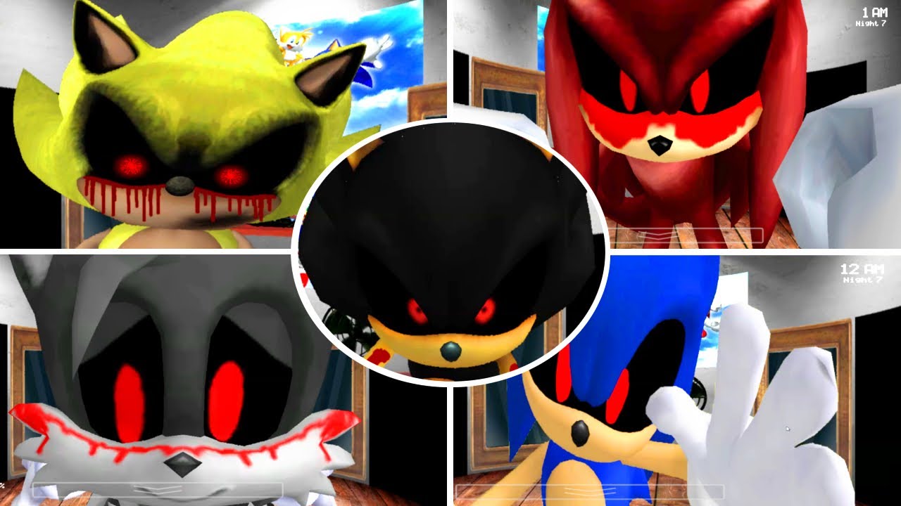 Five Nights at Sonic's Reimagined ALL JUMPSCARES
