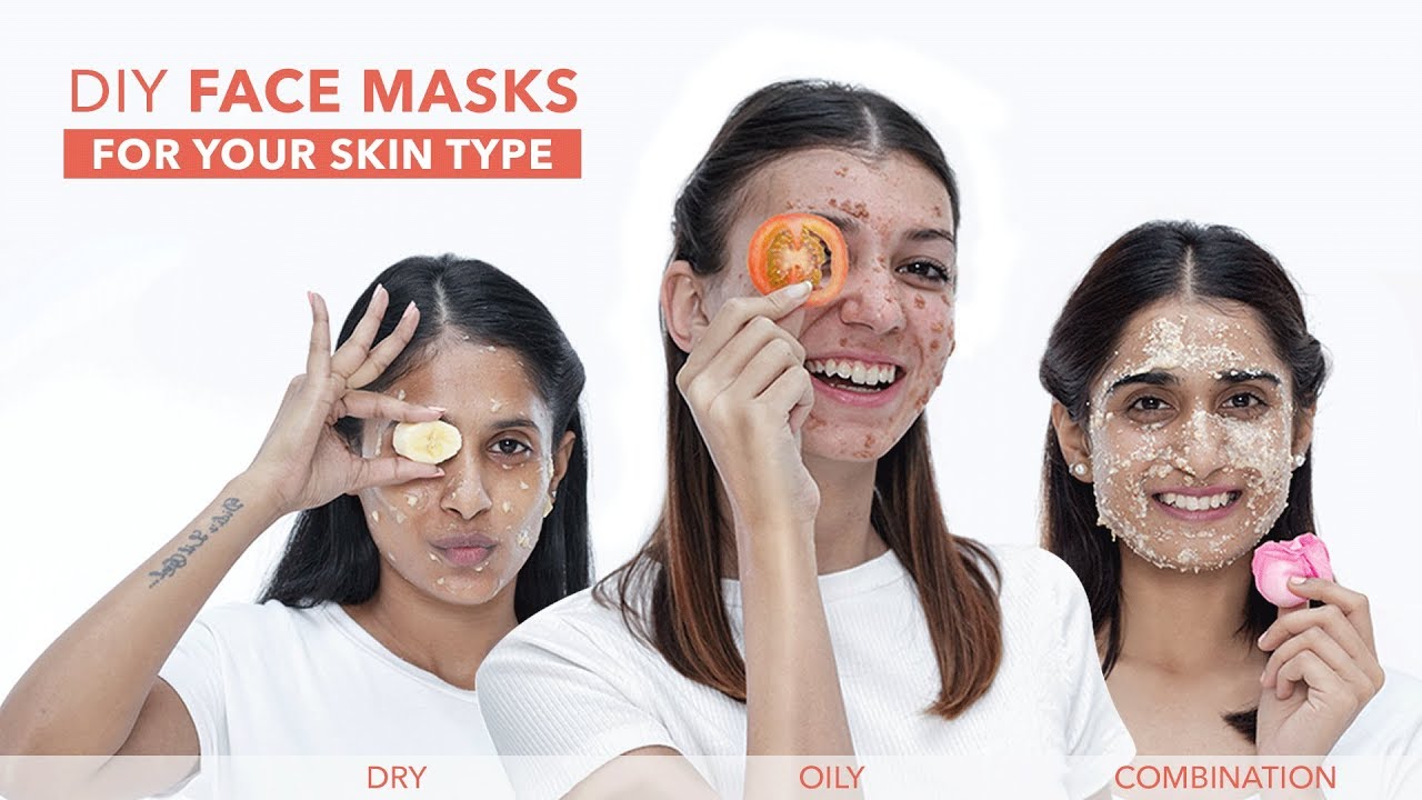 DIY Face Masks For All Skin Types | DRY, OILY & COMBINATION SKIN!