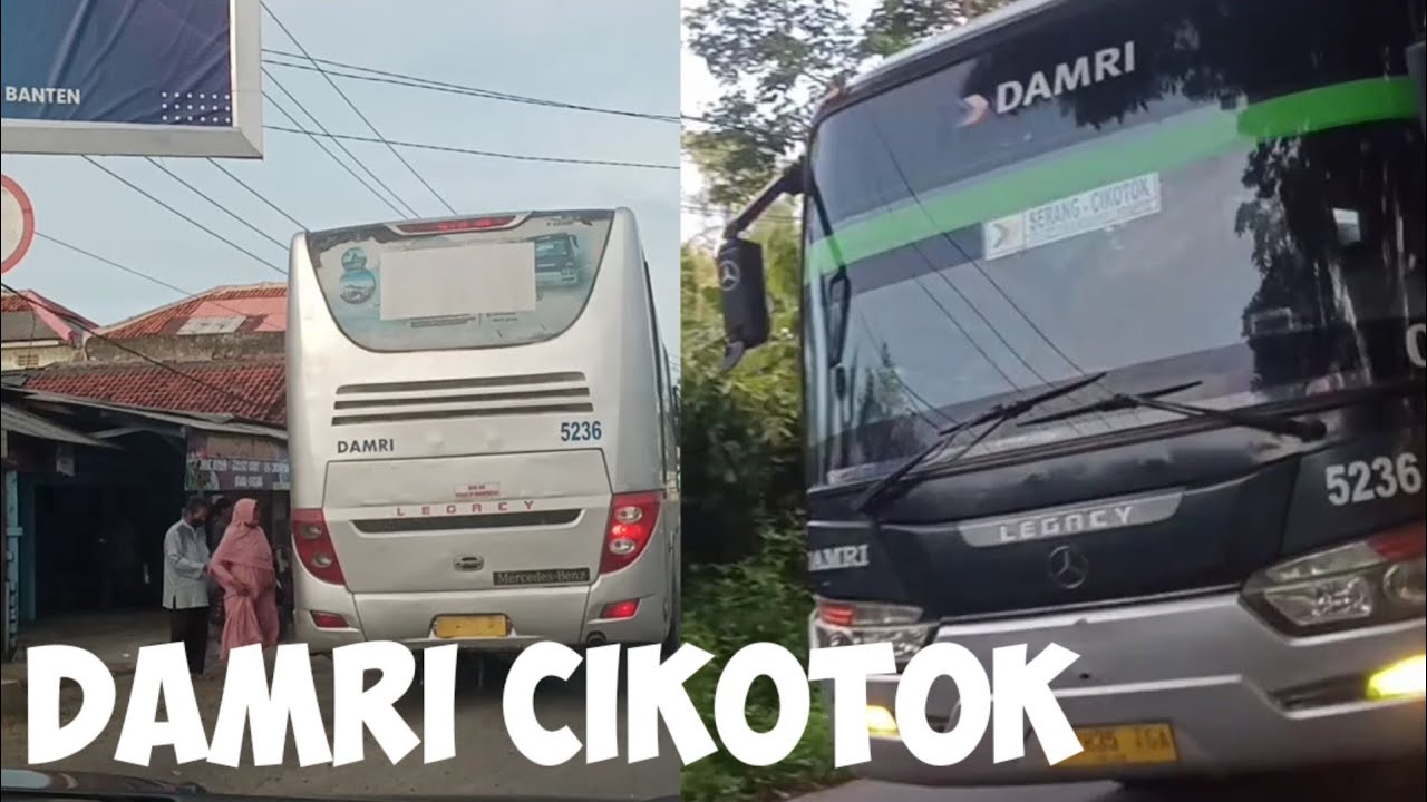 Bus DAMRI Cikotok,. Pagi Menuju Serang