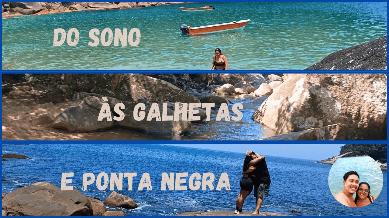 PARATY: Da PRAIA do SONO à Ponta Negra – TRILHA pela CACHOEIRA e PRAIA das Galhetas! 🏝️