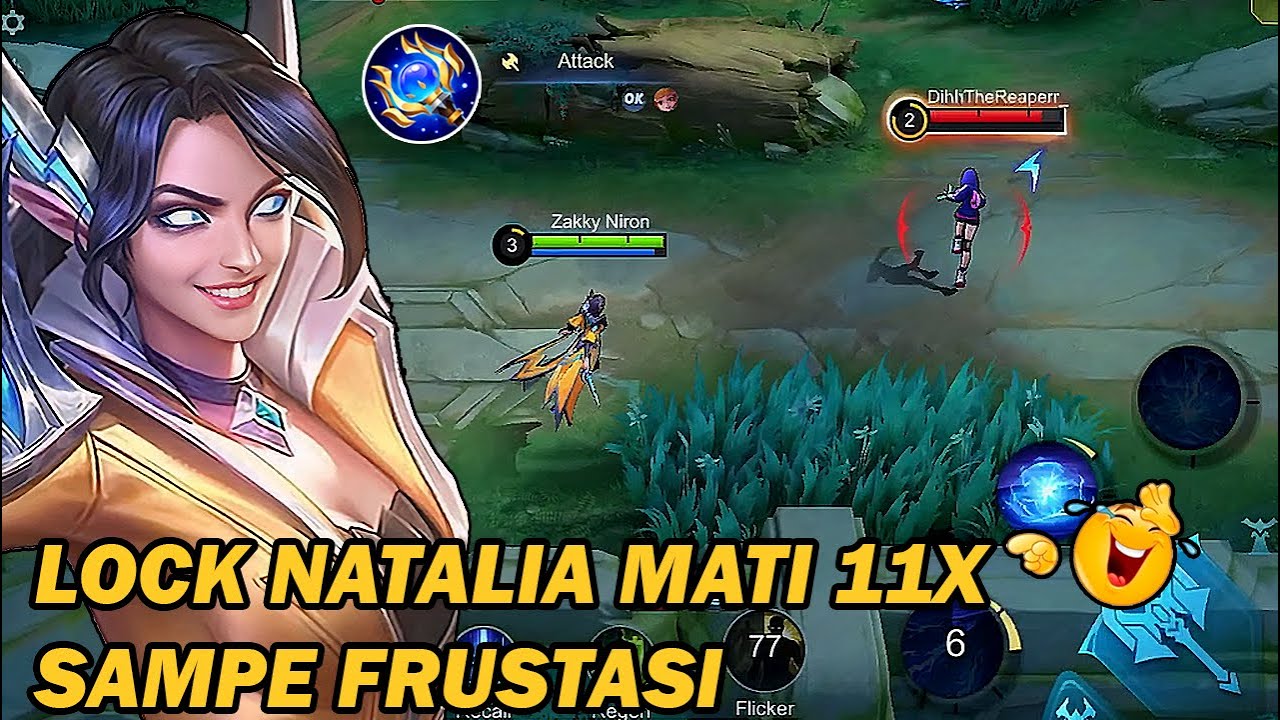 EUDORA MODE DENDAM!! LOCK NATALIA SI PALING JAGO SAMPE KESAL‼️- MLBB