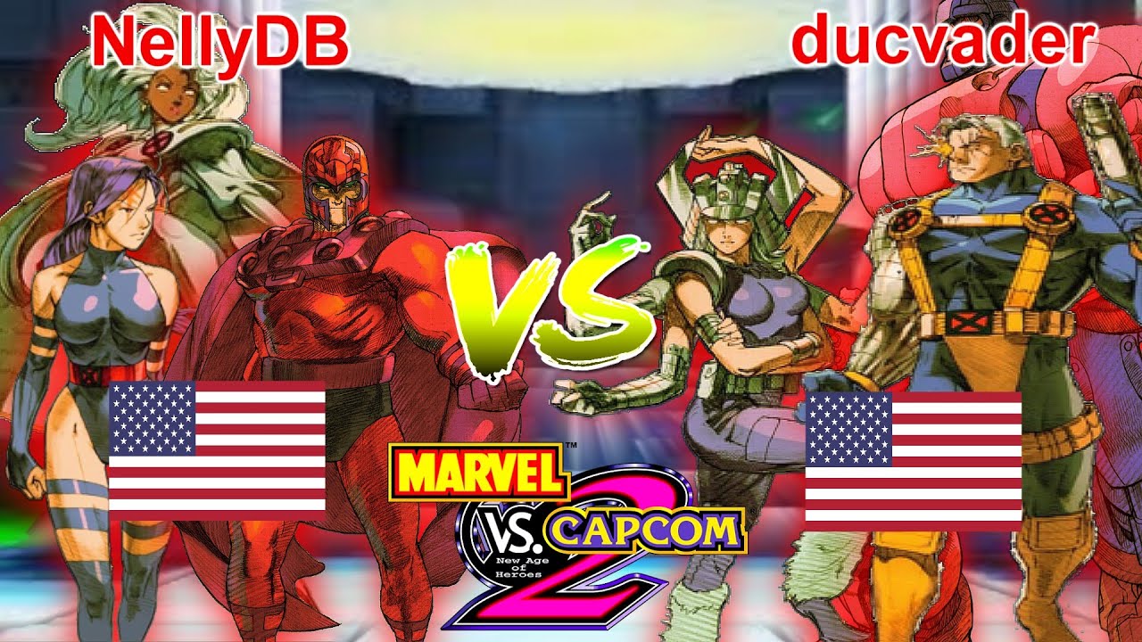 Marvel vs Capcom 2: New Age of Heroes - NellyDB vs ducvader