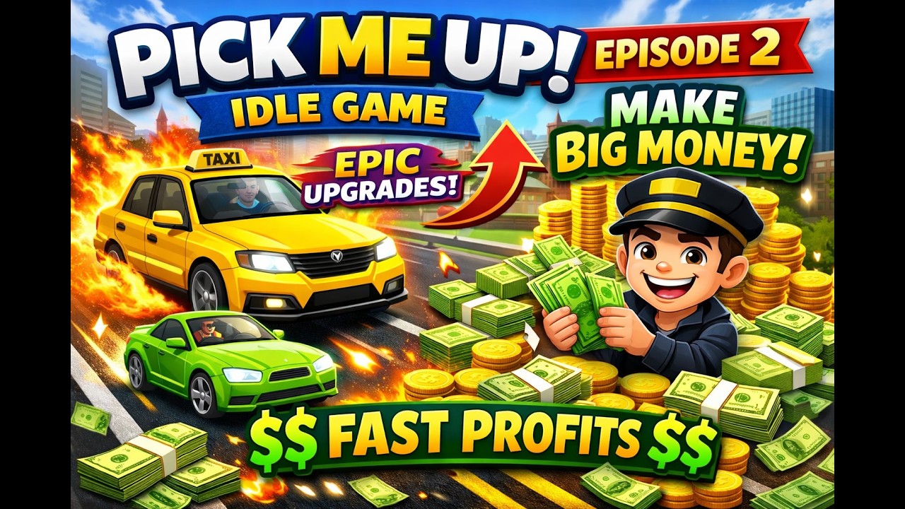 Pick Me Up! Idle Mobile Game – Episode 2 | INSANE Upgrades & Big Money Grind