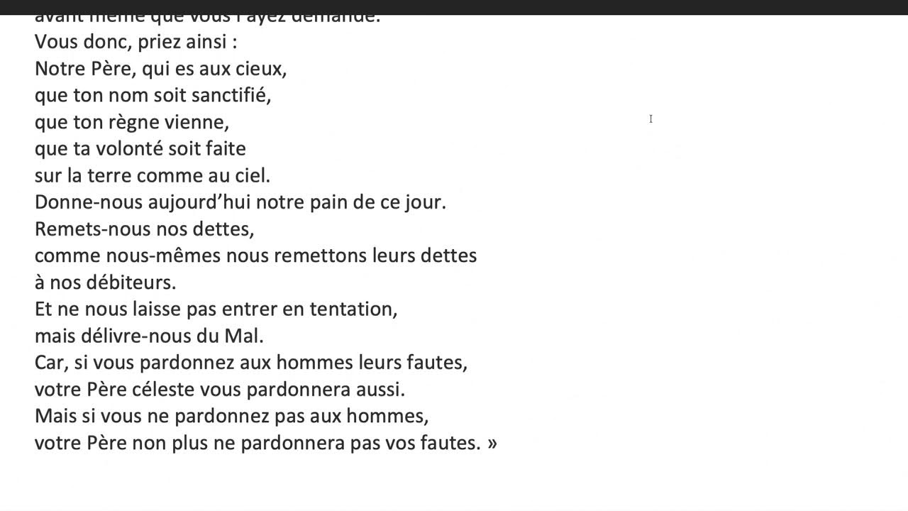 Prière des laudes et commentaire de l’evangile