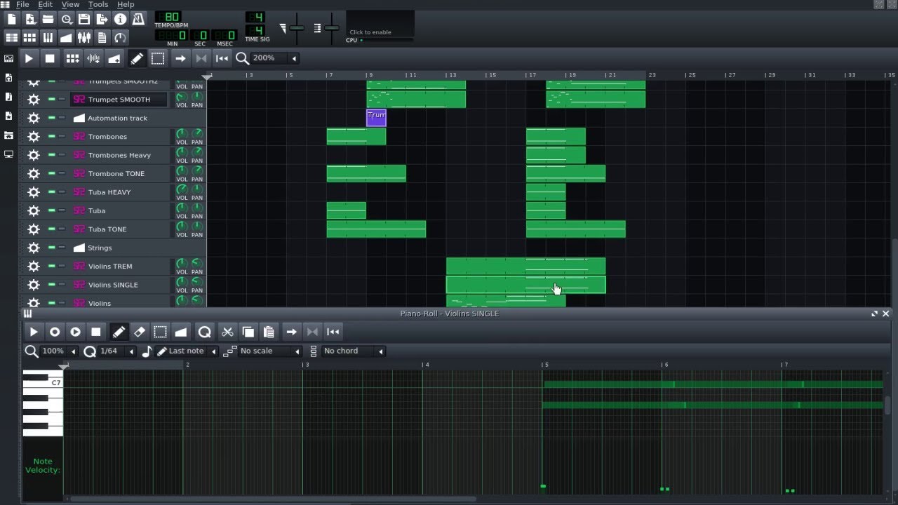 LMMS Orchestral Mock-Ups with Soundfonts (Tutorial)