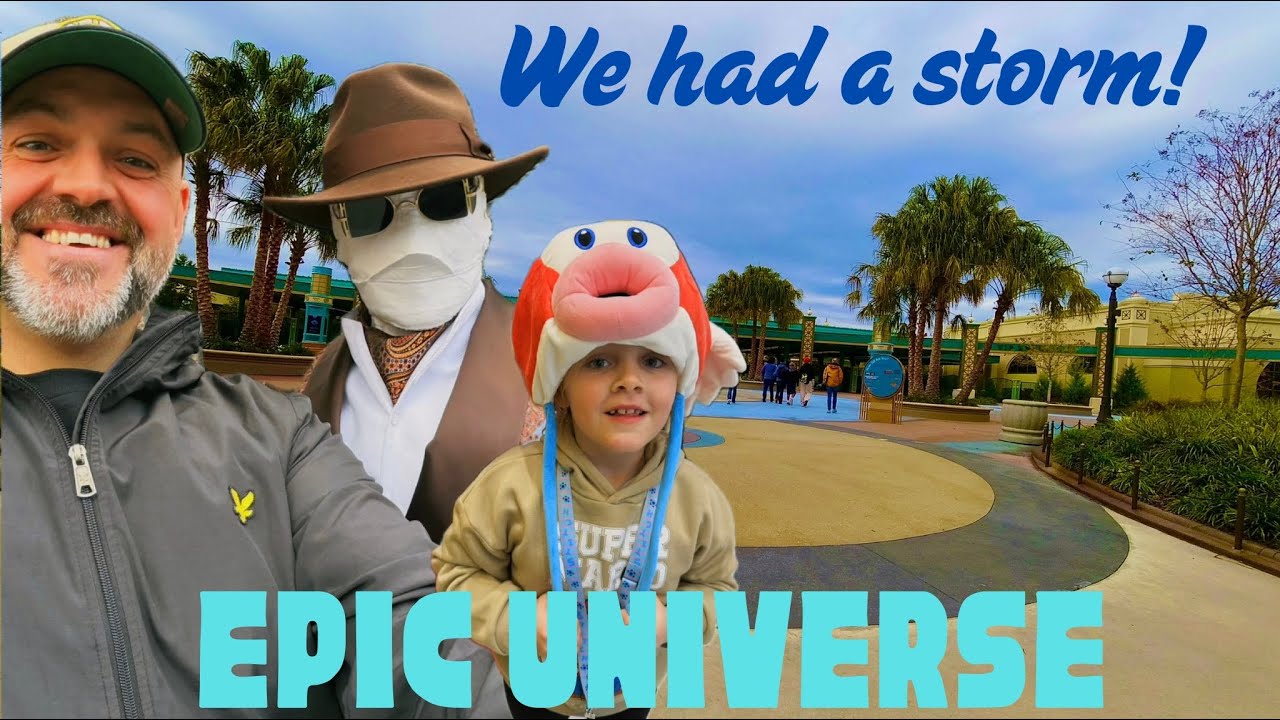 Day One in Orlando Florida - Epic Universe, Storm and Food at Chilli's