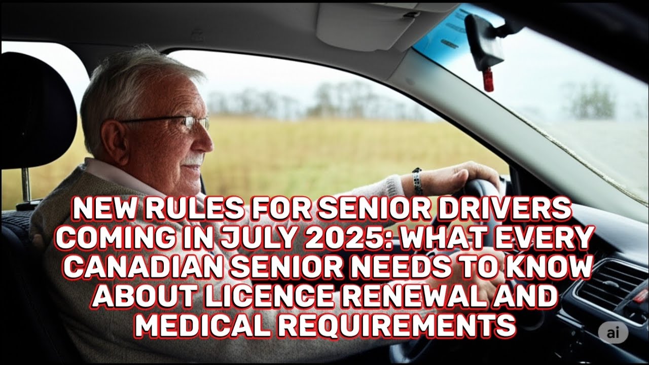 New Rules for Senior Drivers in Canada (Manitoba)