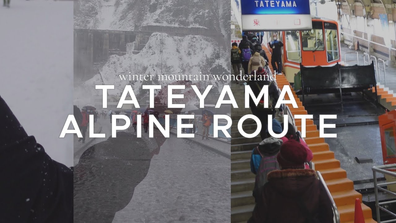 JAPAN VLOG Pt. 3: Tateyama Kurobe Alpine Route, Murodo, Kurobe, Ogizawa, Shinano-Ōmachi / #SCAAStory