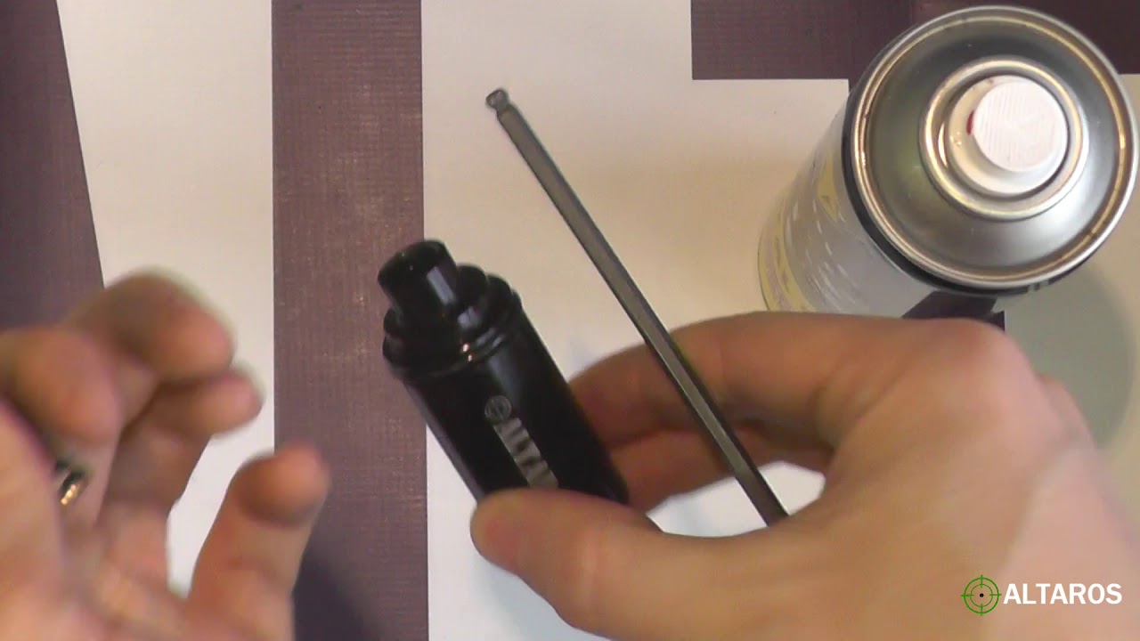 How properly disassemble and reassemble Altaros regulator