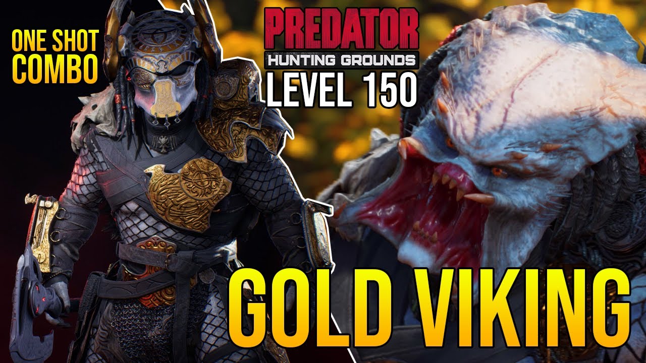 Predator Hunting Grounds LEVEL 150 GOLD VIKING PREDATOR! 