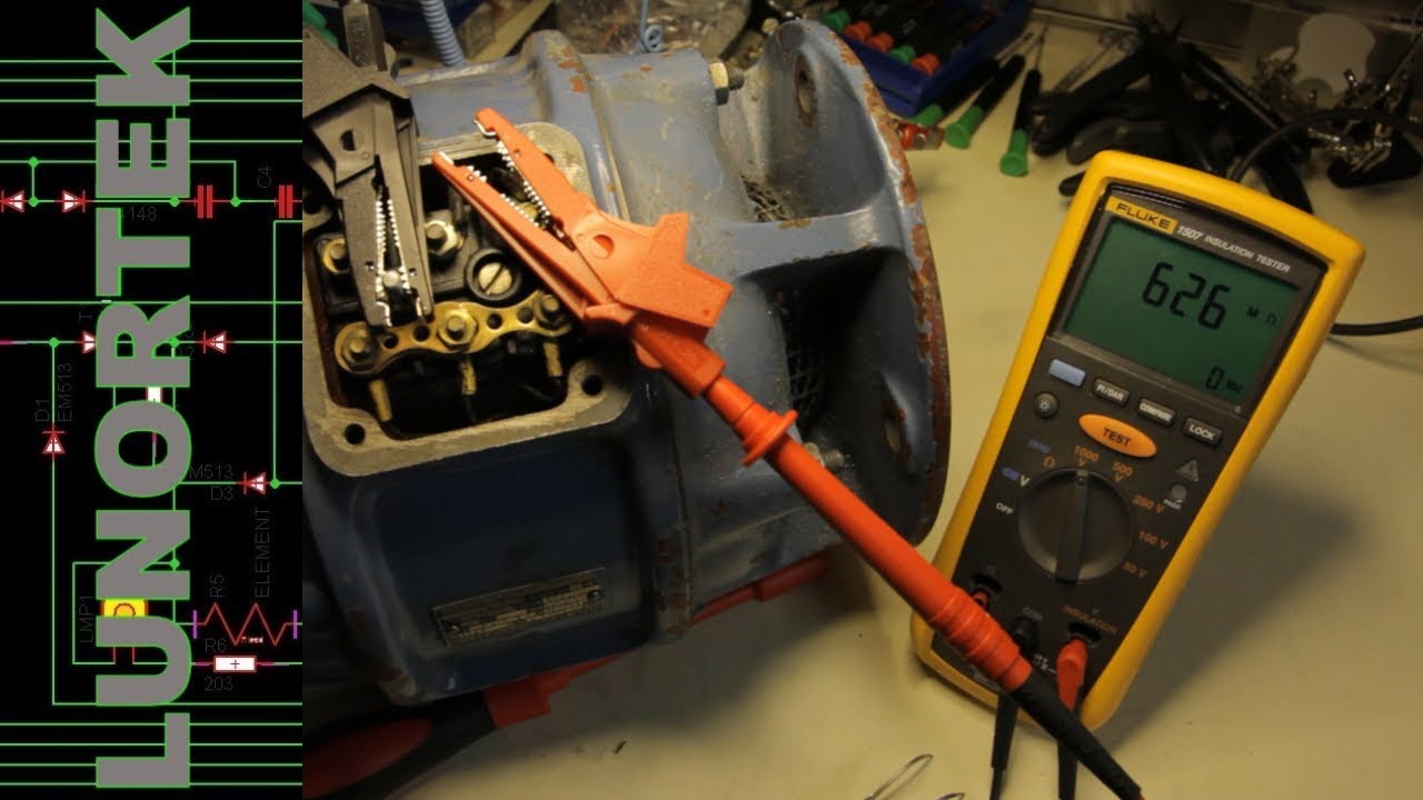 Fluke 1507 Motor Insulation and low ohm Testing