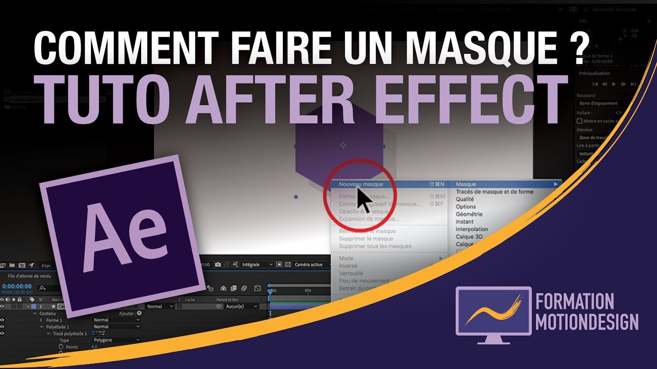 Comment faire un masque sur after effect ? - Tuto masque After Effect