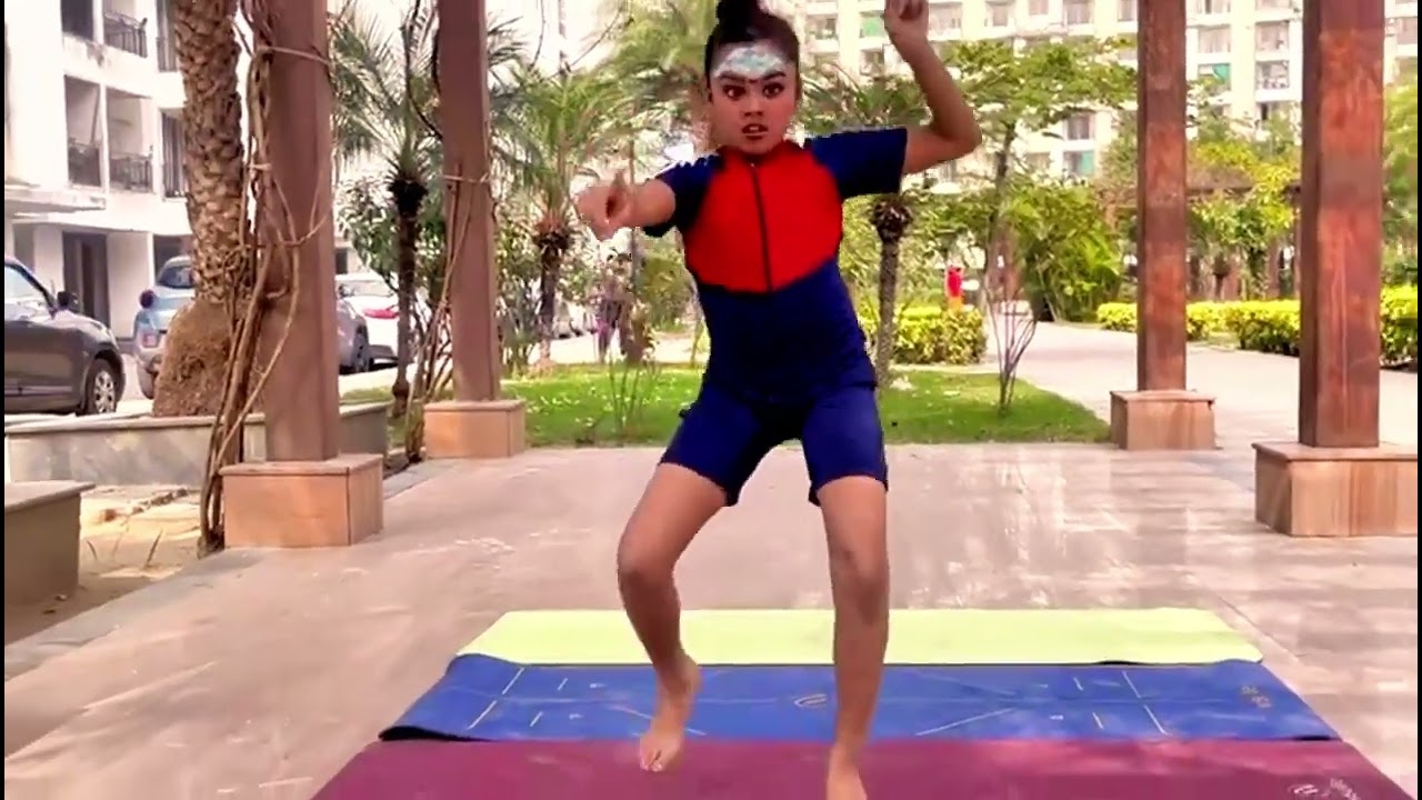 Ojasvi nandan  “Yoga Asana Performance 