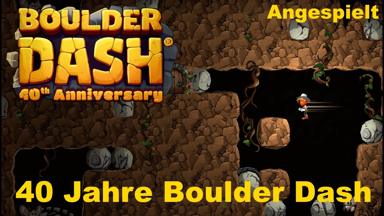 40 Jahre Boulder Dash - Boulder Dash 40th Anniversary - #angespielt #boulderdash #retro