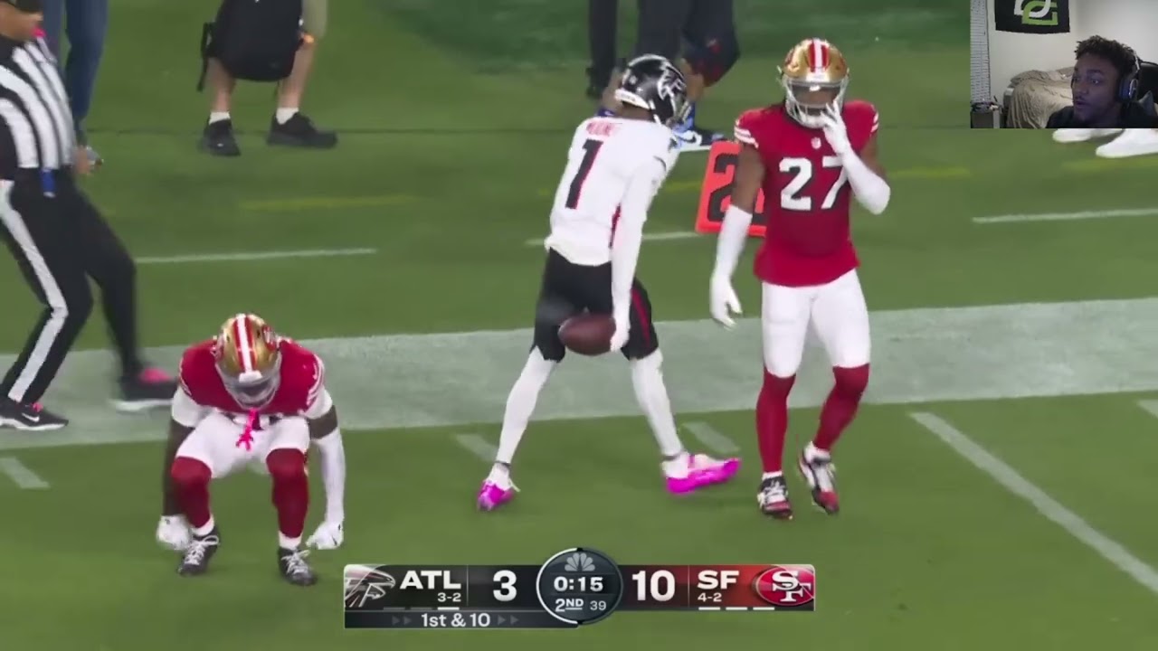 San Francisco 49ers vs Atlanta Falcons Reaction! CMC BACK ON TOP!