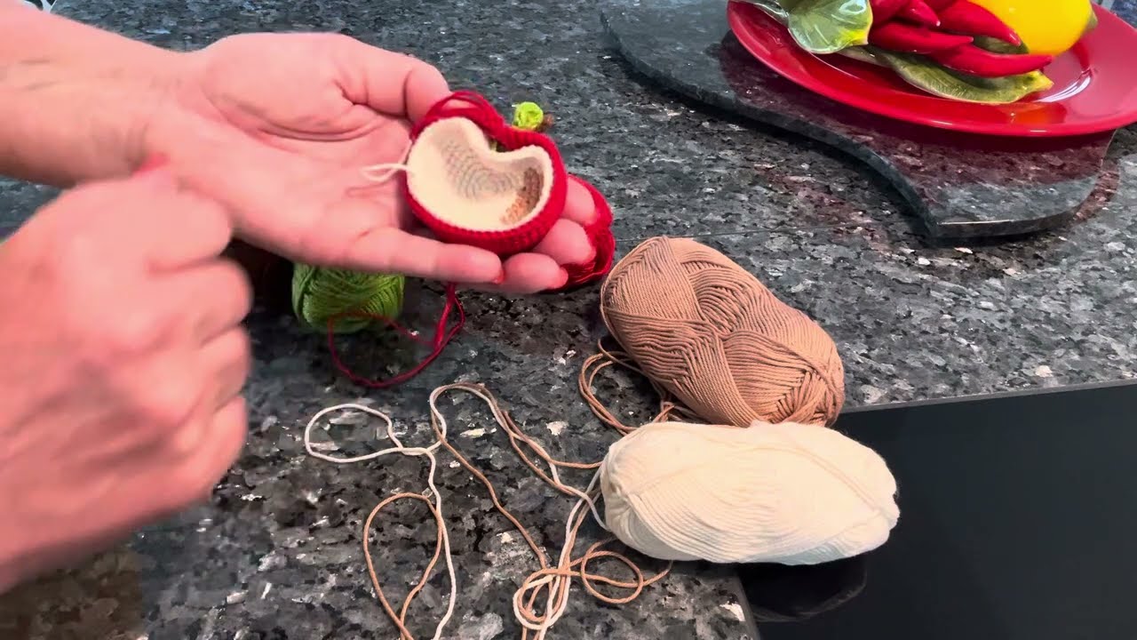 Würmchen im Apfel 🍎 🐛 häkeln Teil 1 Tipps FÜR ANFÄNGER GEEIGNET!