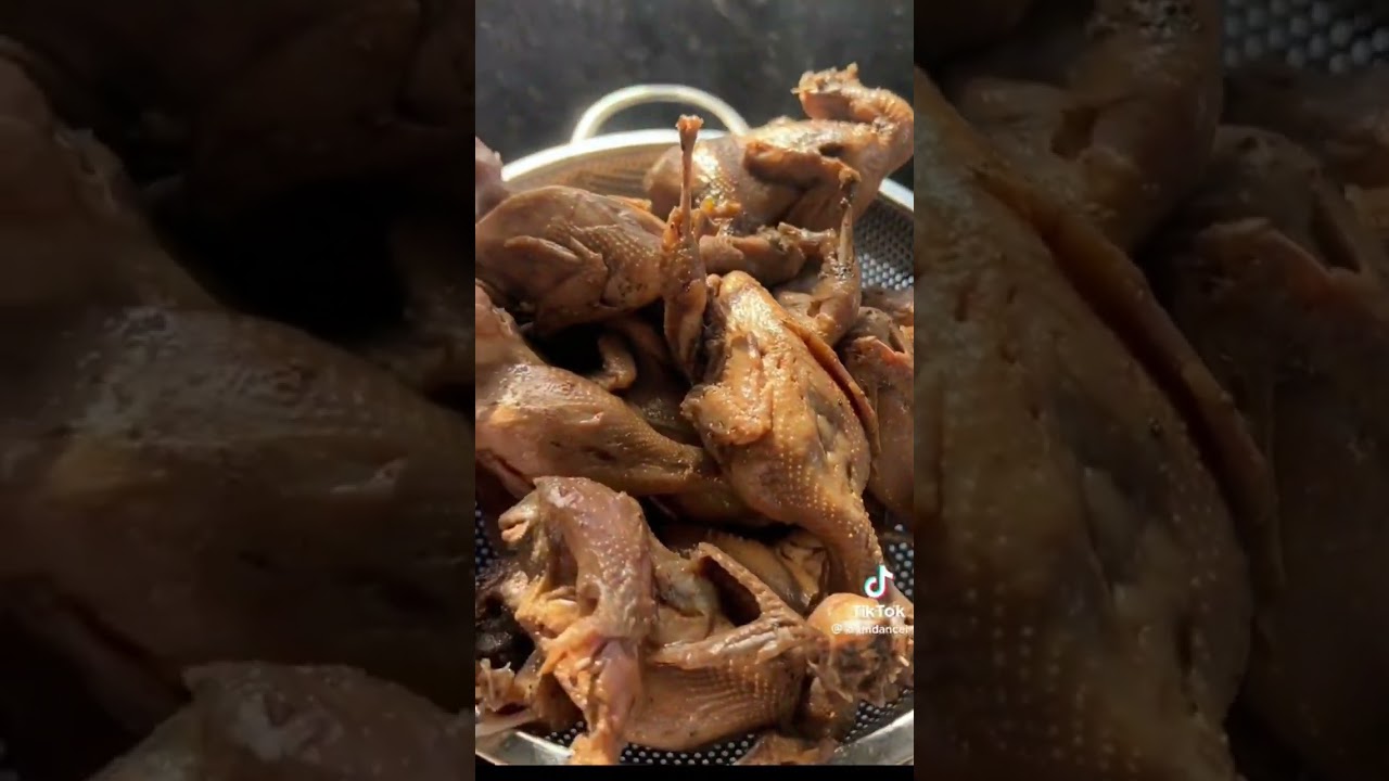 Delicious Fried Quail Bird