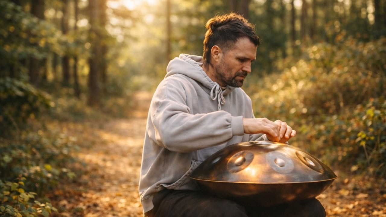 Handpan Music for Deep Relaxation &mdash; Shadow and Light | Session 08