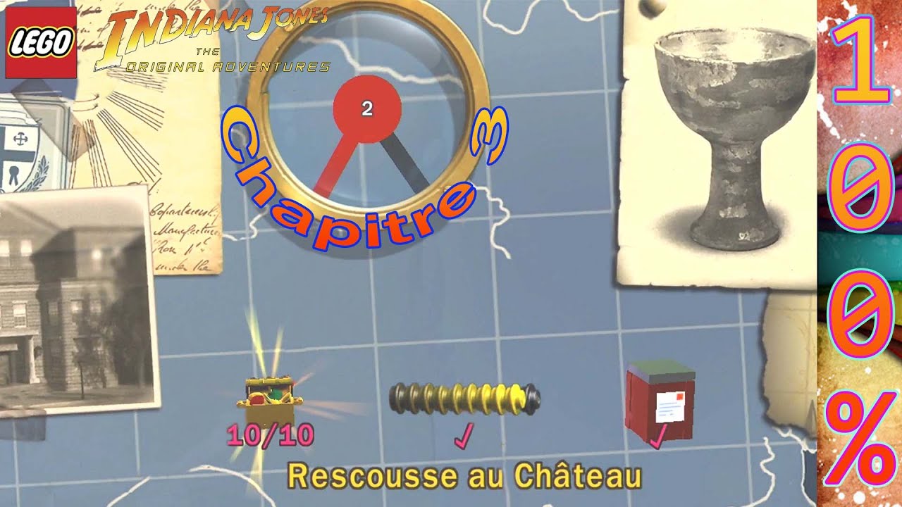 Lego Indiana Jones La Trilogie Originale 100% Chapitre 3  Niveau 2 Rescousse Au Château
