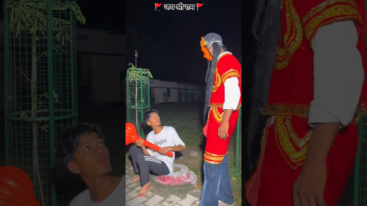 Bajrangbali Gave a Divine Mace to His Devotee 🚩💪 But a Ghost 👹 Attacked from Behind 😱⚔️ #shorts #...