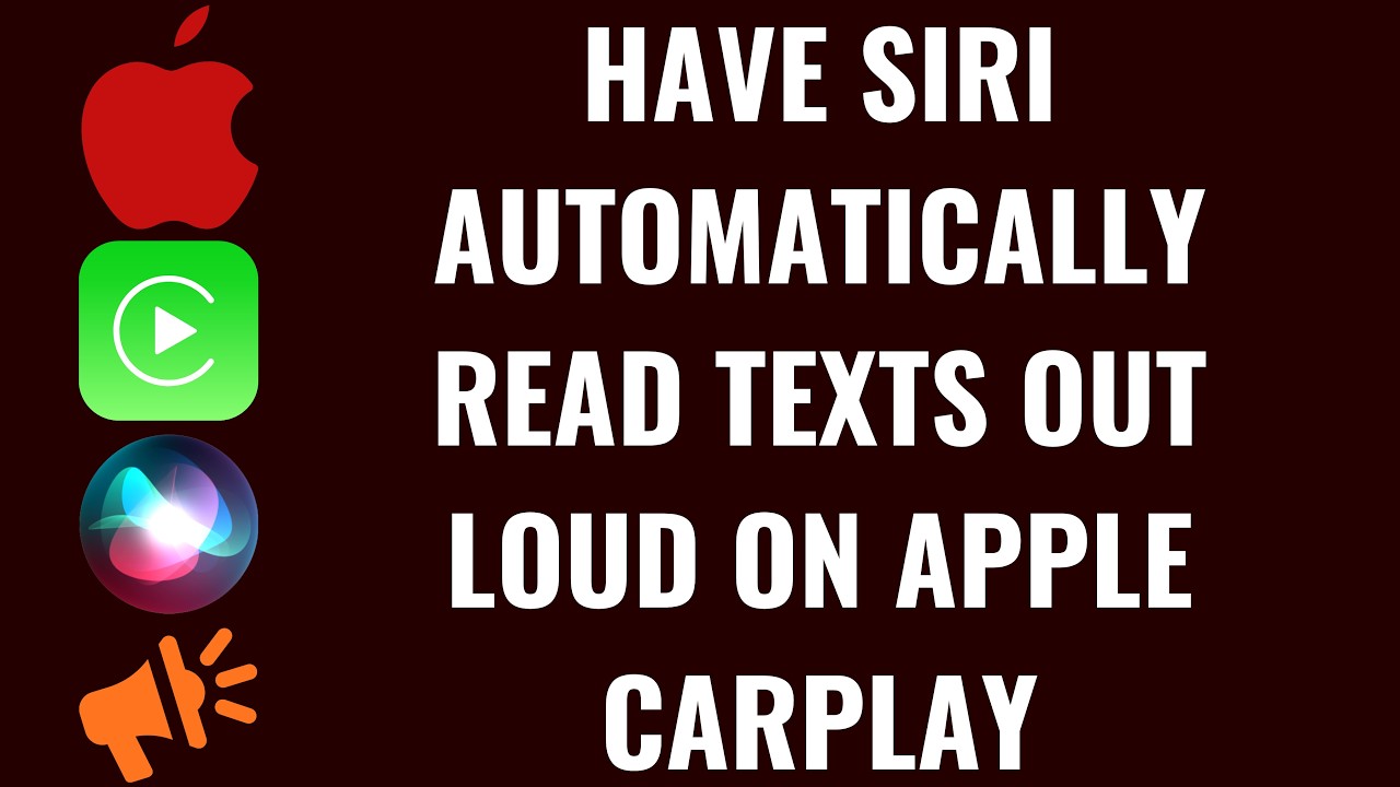 How to Have Siri Automatically Read Texts Out Loud on Apple CarPlay