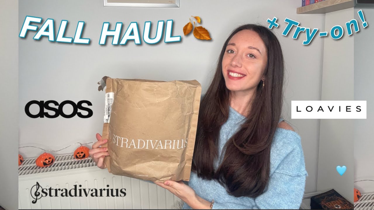 Fall Haul! 🍂+ Try-on* Stradivarius, Asos, Loavies, Victoria Secret,...