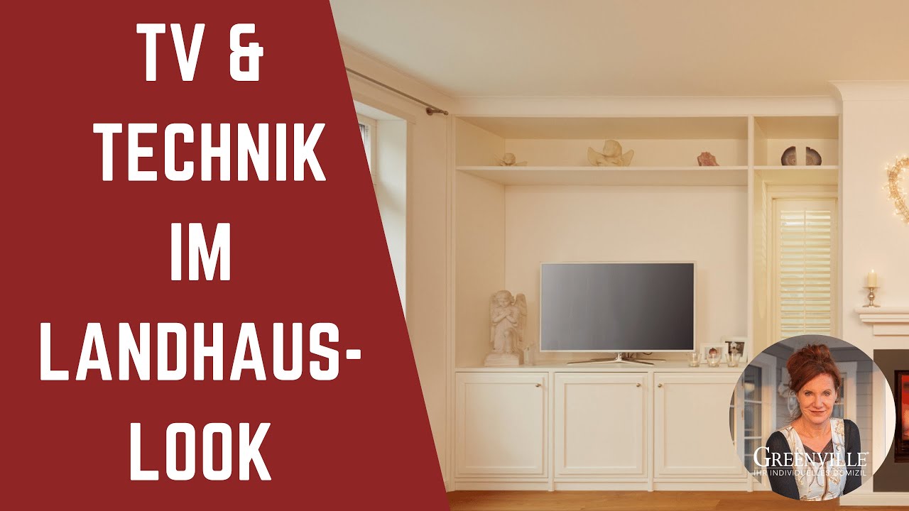 Wie du dein Landhaus trotz TV & moderner Technik im Wohnzimmer gem&uuml;tlich einrichtet