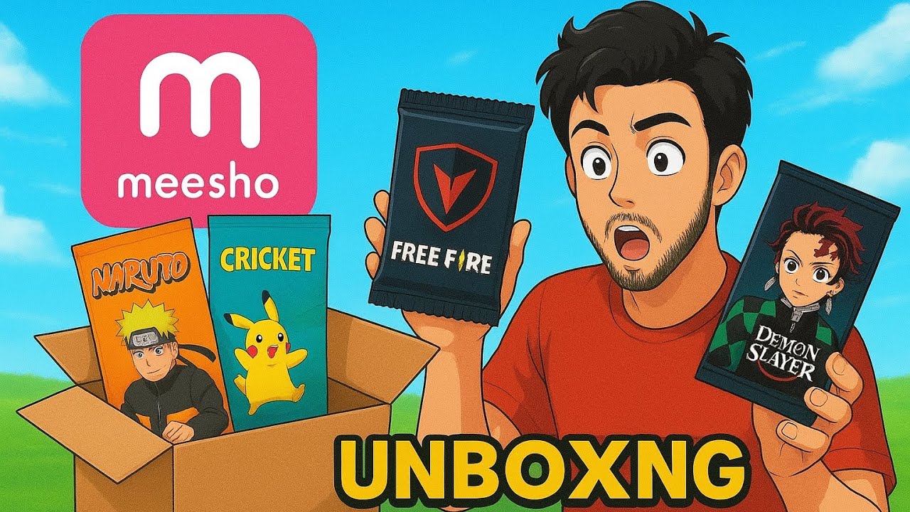 “Meesho Card Unboxing Pokémon, Cricket, Naruto & More - Meesho Scam?