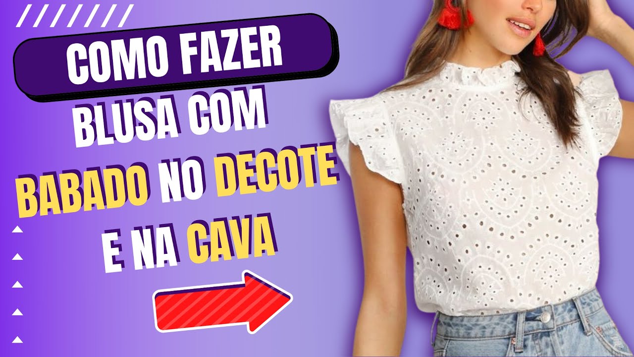 Como Fazer Blusa de Lese - MODELAGEM e COSTURA
