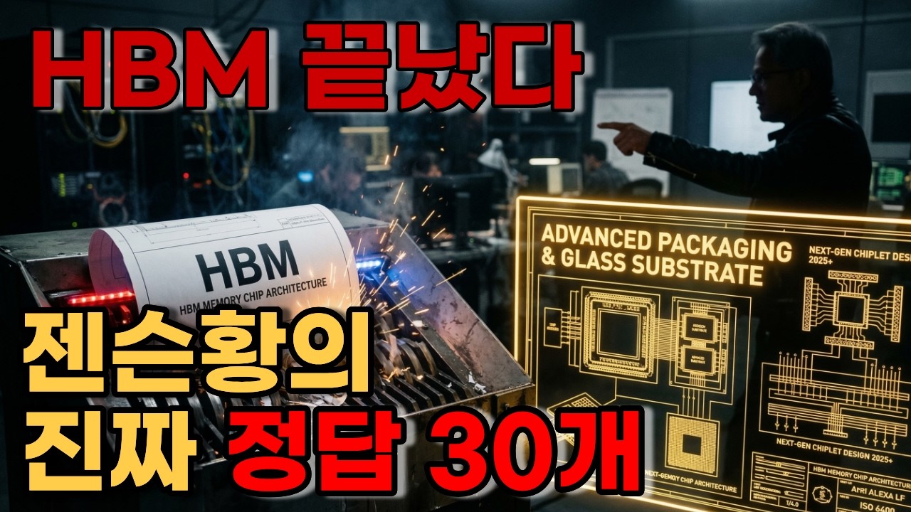반도체 8공정 최종판: 설계는 끝났다. 이제 '패키징'과 '유리 기판'이 부를 지배합니다.
