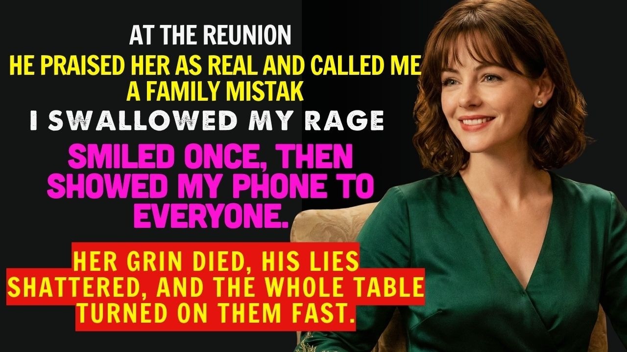 He Called Me a Mistake at the Reunion, So I Exposed the Truth