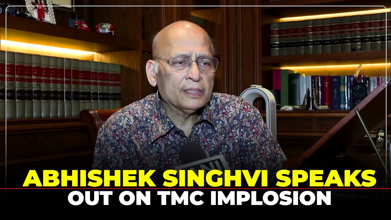 LIVE: Senior advocate Abhishek Manu Singhvi reacts on turmoil within TMC rift | Mamata Banerjee