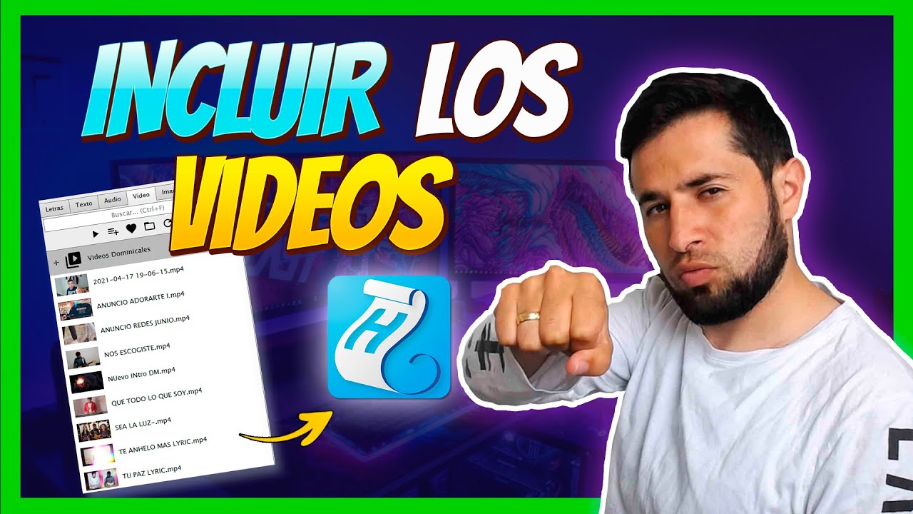 Como incluir VIDEOS en HOLYRICS | Crear LISTAS de REPRODUCCI&Oacute;N de VIDEOS y ENVIARLAS A OBS 🚦