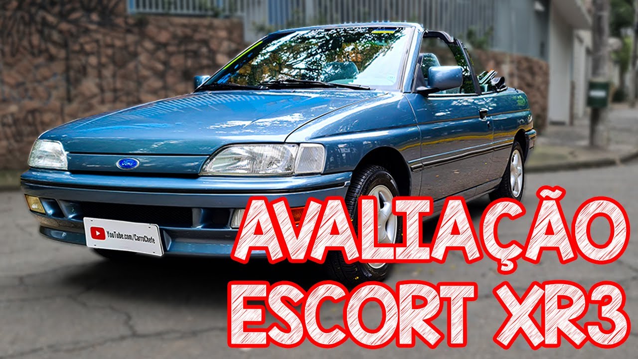 Avaliação Escort XR3 Conversível 1995 - um carro CLÁSSICO da década de 90 com motor AP