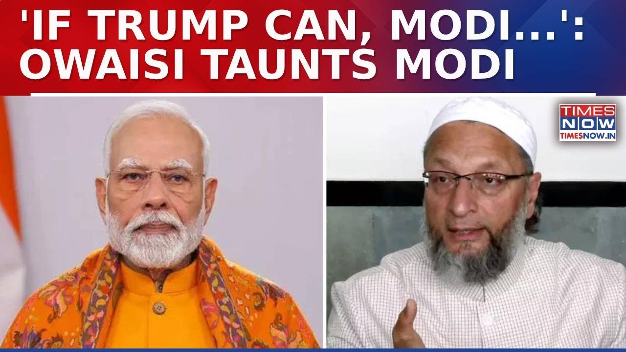 Owaisi Takes Swipe At PM Modi, Cites Trump-Maduro Action To Bring 26/11 Masterminds | Watch