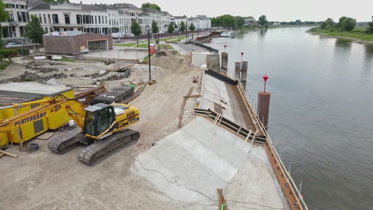 Werkzaamheden 2e fase IJsselkade Zutphen (31-05-2022)