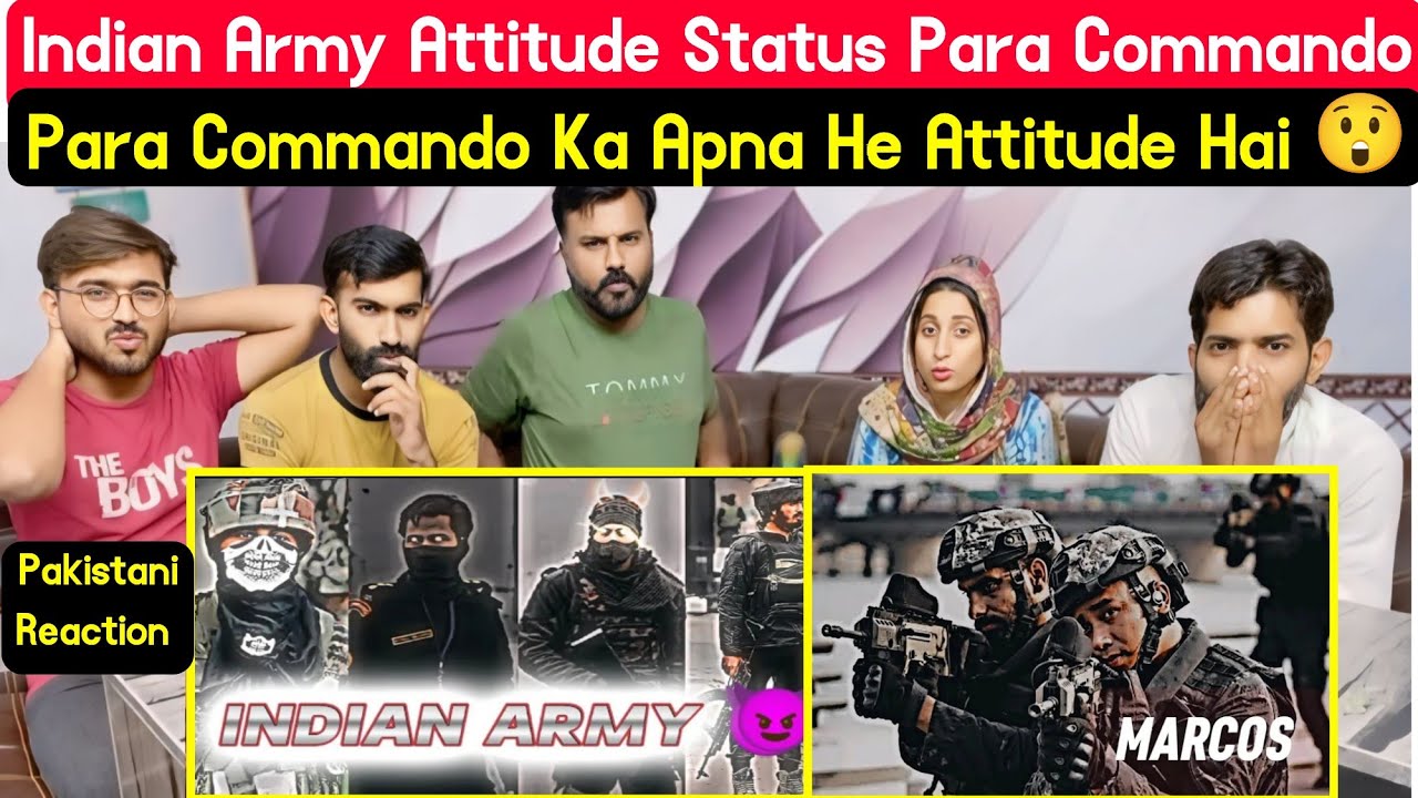 Reaction On Indian Army Attitude Status | Para Commando | Commando Training || NSG Attitude Status.