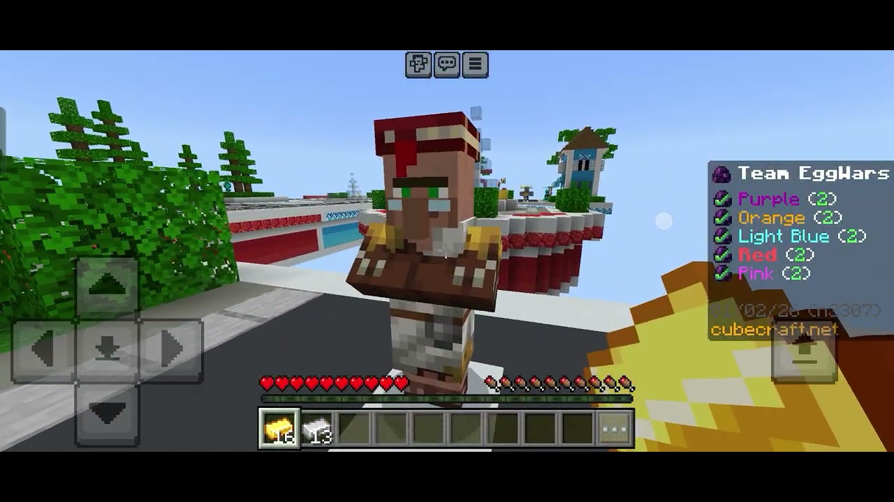 Cubecraft game play in minecraft