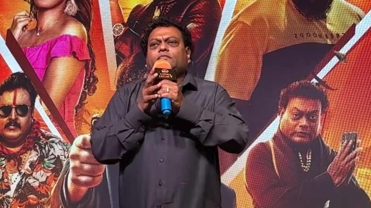 Comedian Actor Director Academy President Sadhu Kokila at  his film Super Hit 