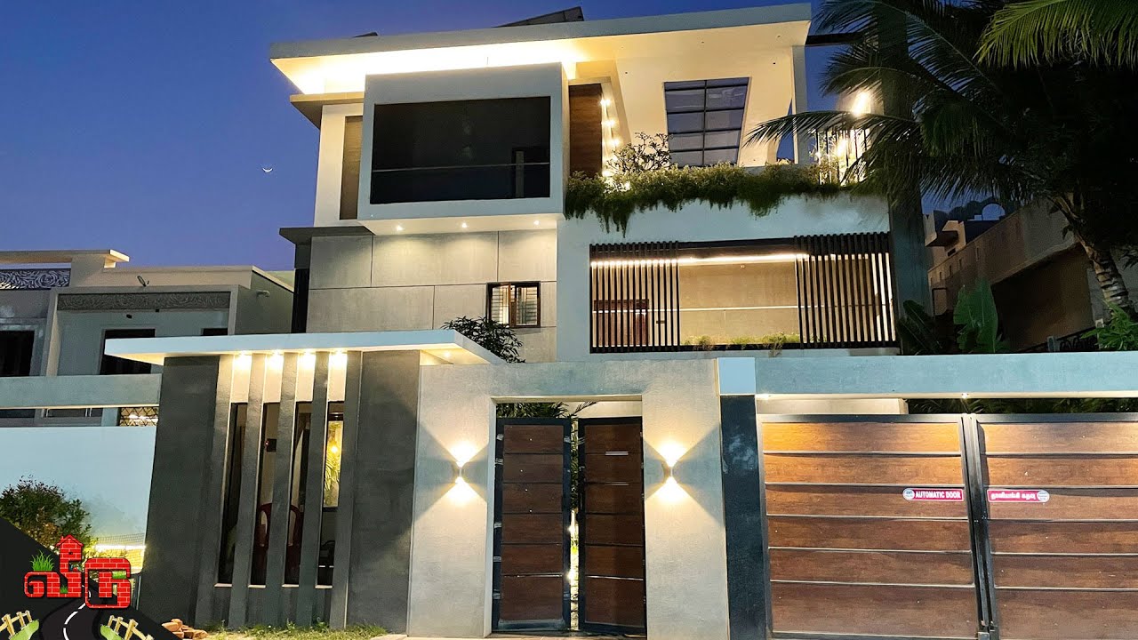 WOW 😍 வீடுண்ணா இப்படி கட்டணும்! Gazebo, Roof Top Dinning & Garden உடன் 5BHK வீடு | Veedu 533