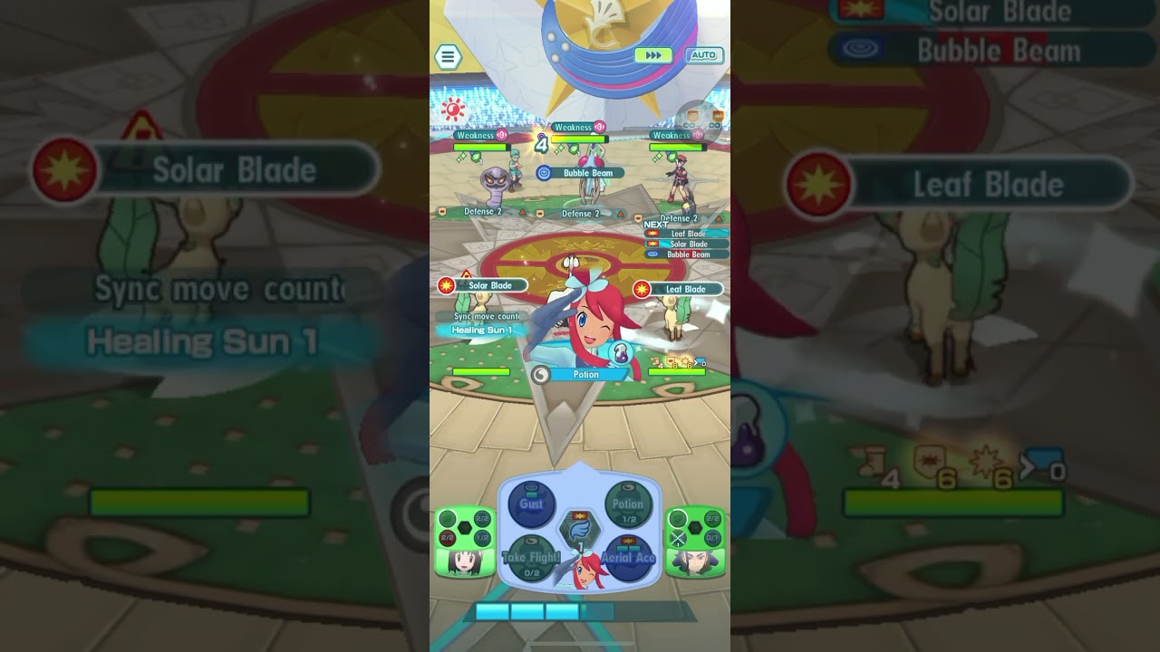 [12.5kCS]2 Blades of Grass going ham on Wallace - Part 1#pokemonmasters #Week153#Adaman