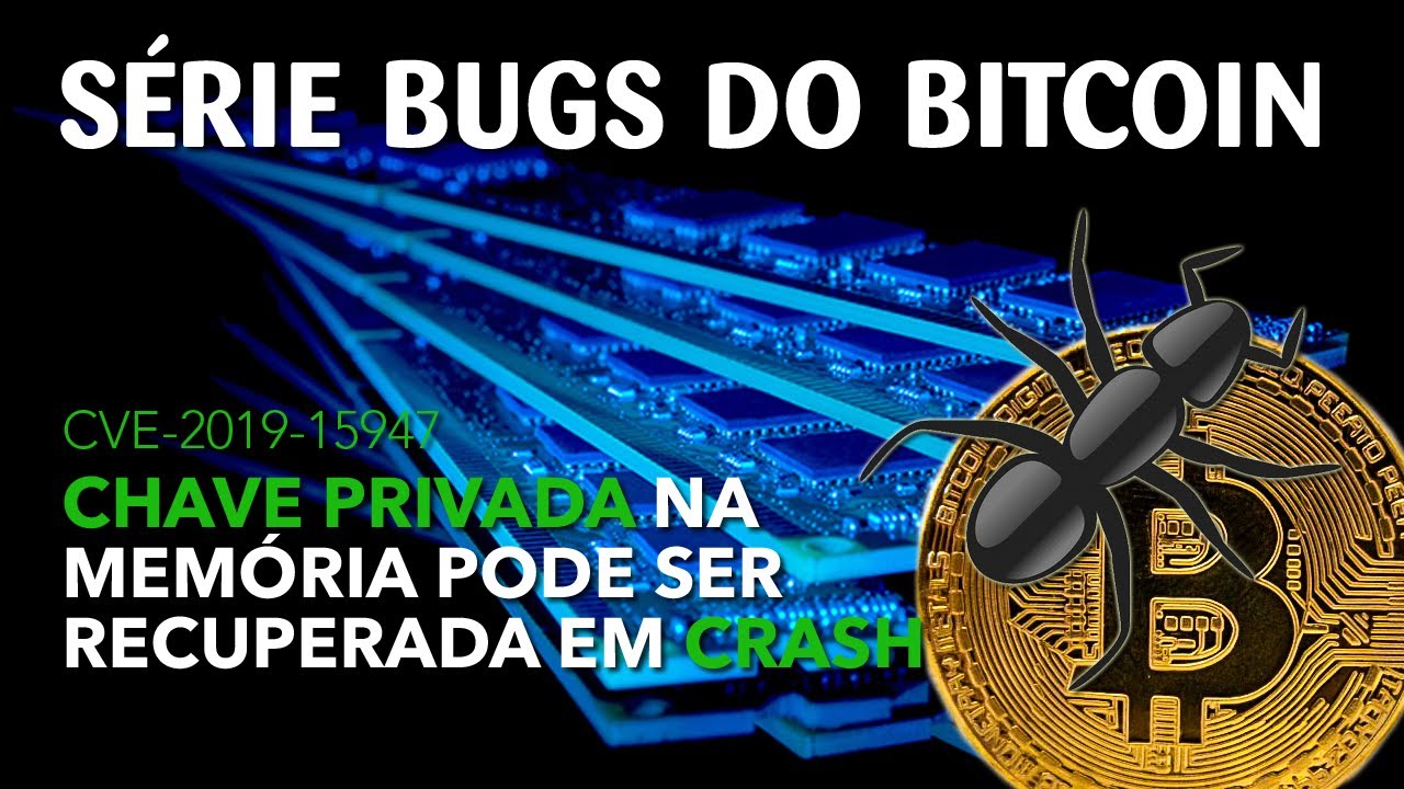 Chave privada pode ser recuperada em crash se você enviar o memory dump para alguém