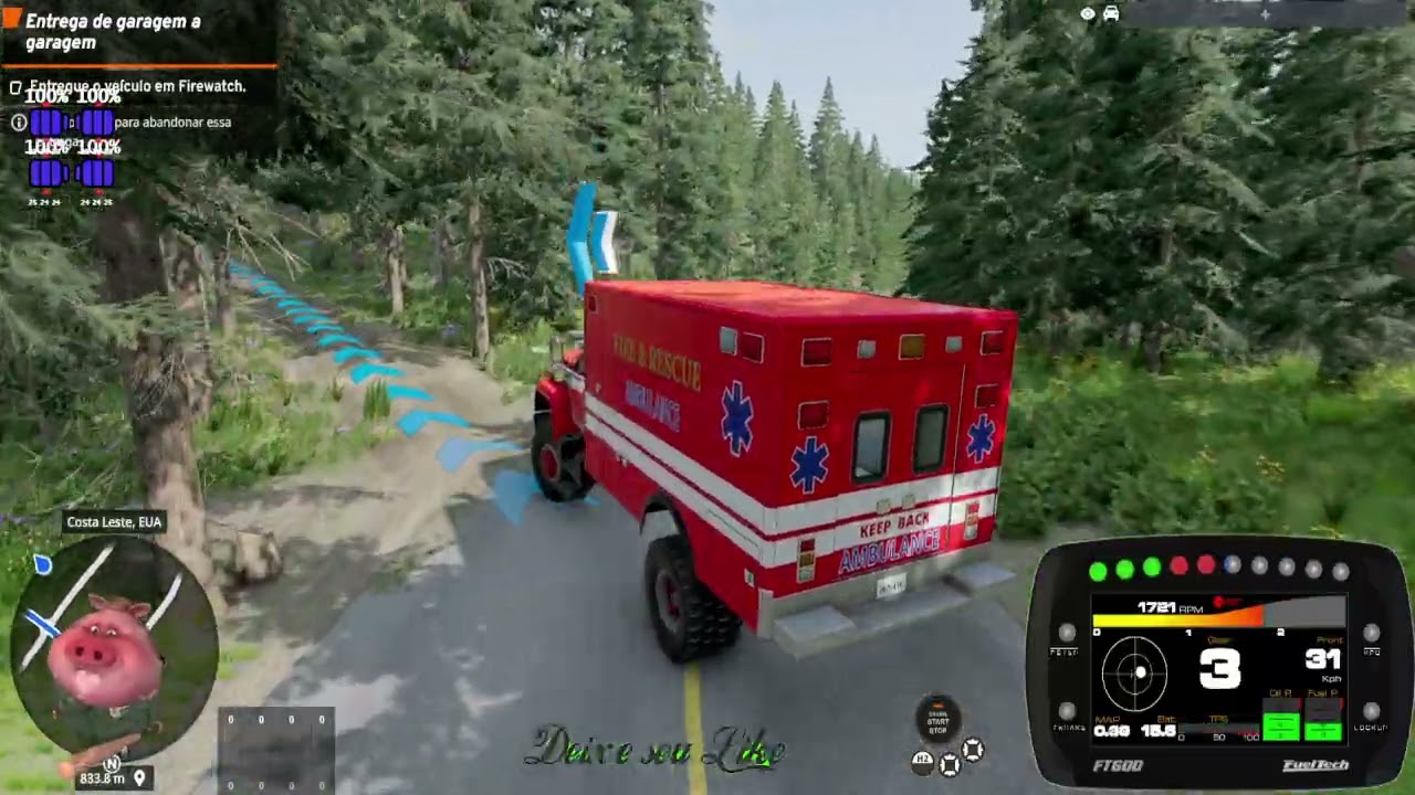 Entregando tranqueiras no Interior Americano - BeamNG Drive - West Cost - Interior Americano - Ep 18