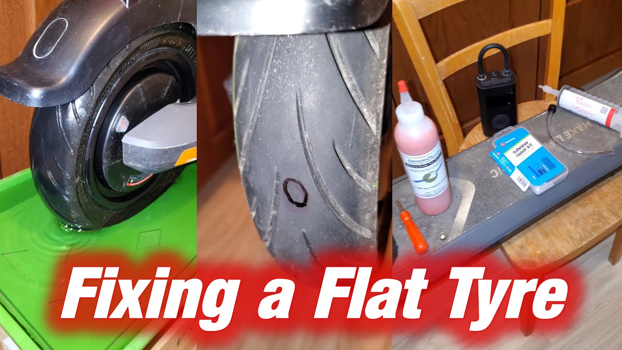 How to Fix a Flat on a Tubeless Scooter Tyre - NIU KQi2 Pro