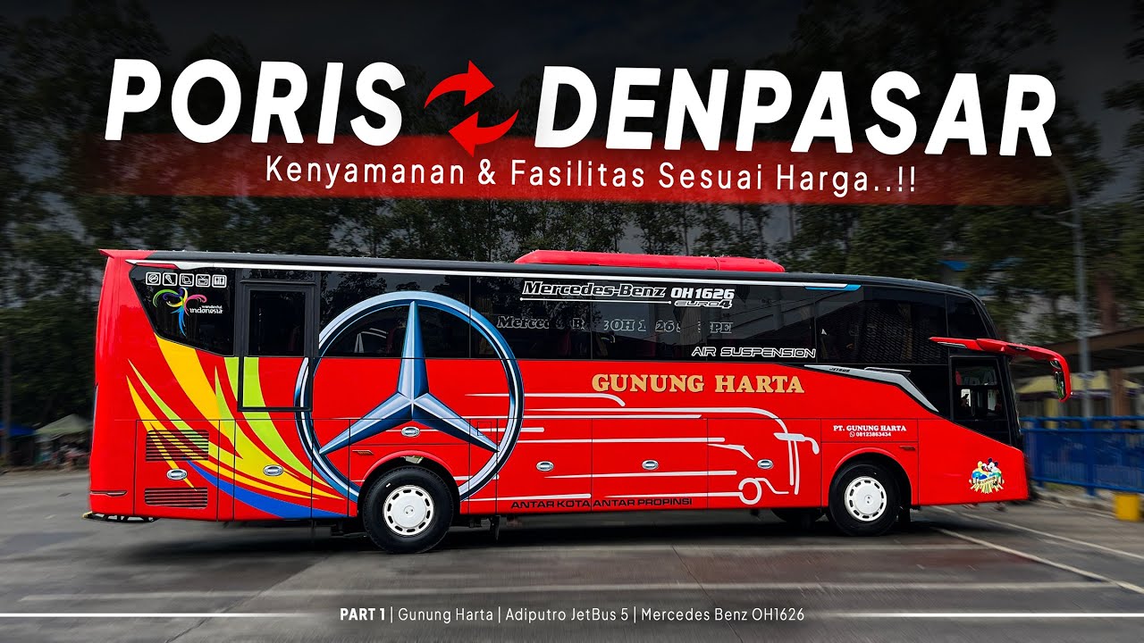 PERJALANAN PERDANA SAYA OVERLAND 1.200 KM JAKARTA-BALI 💪🏼 | Trip Report Bus Gunung Harta #1