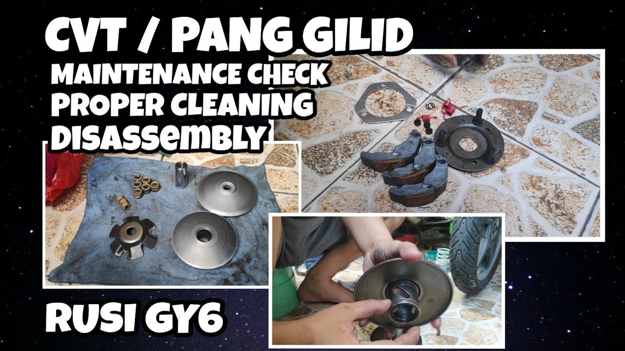 GY6 | CVT CLEANING AND INSPECTION | DIY | SC125 | RUSI