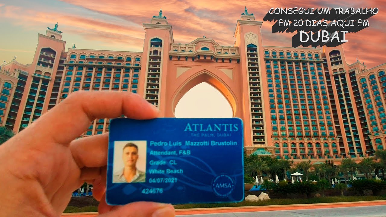 CONSEGUI um TRABALHO em DUBAI com 20 DIAS. Dicas Preciosas!