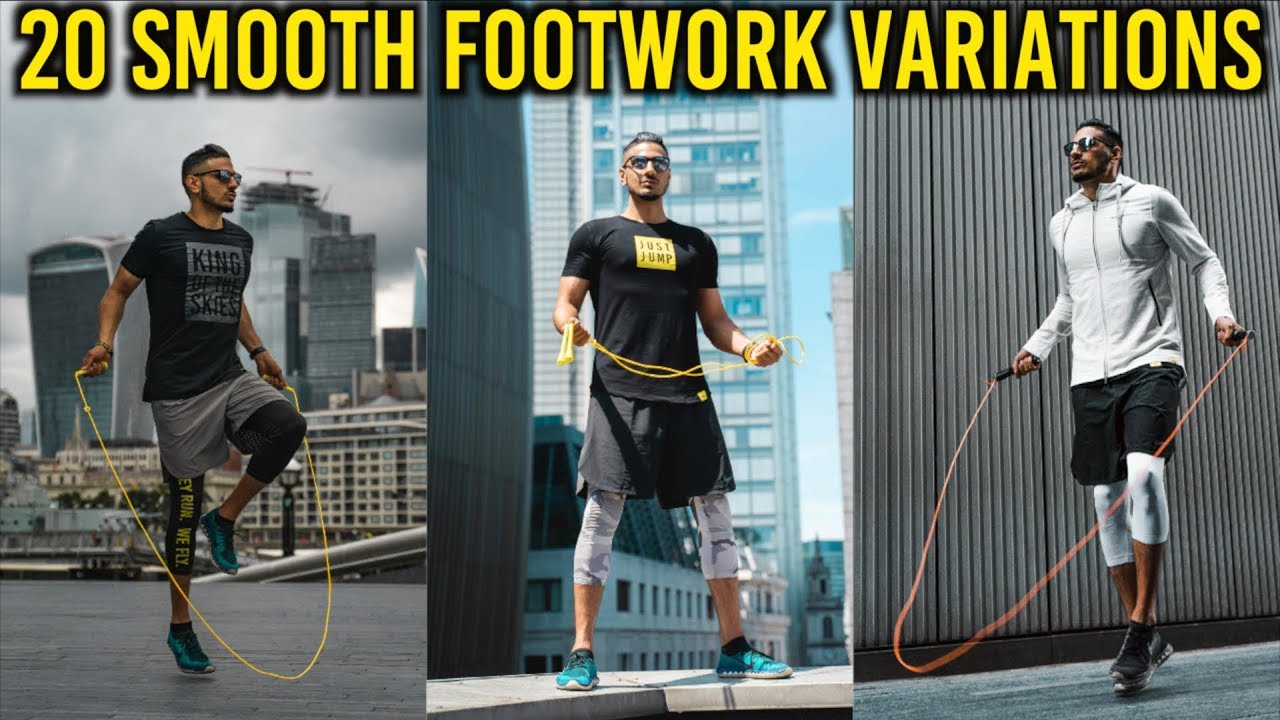 20 SMOOTH JUMP ROPE VARIATIONS // PRO FOOTWORK GUIDE by Rush Athletics